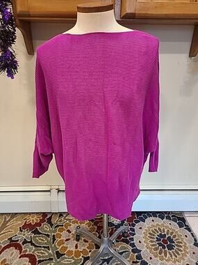 Lauren Ralph Lauren Sweater Womens 3X Pink V Neck Cable Knit Tennis Cricket